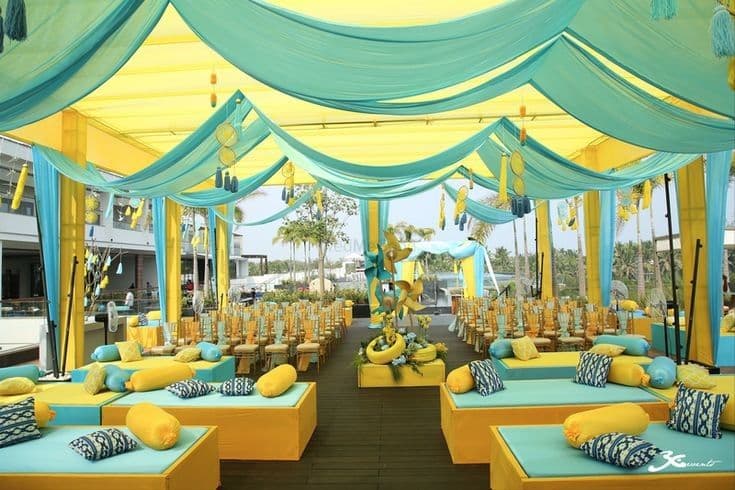 Luxury Haldi Lounge