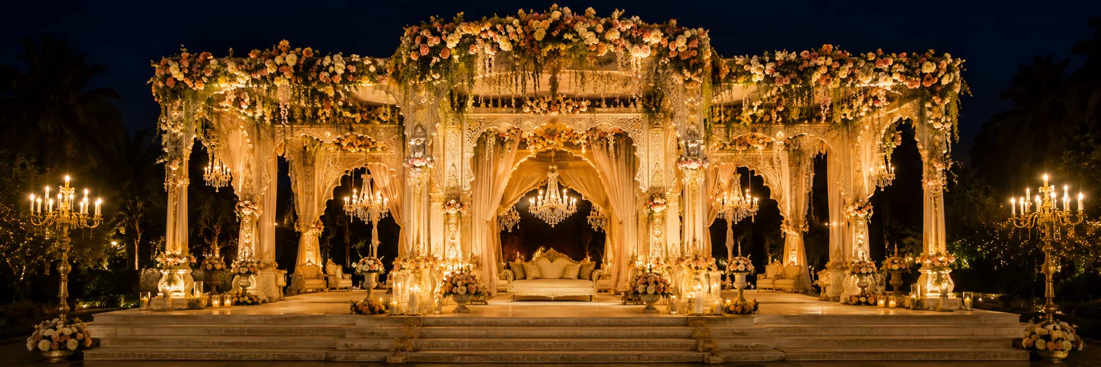 Royal wedding mandap decor
