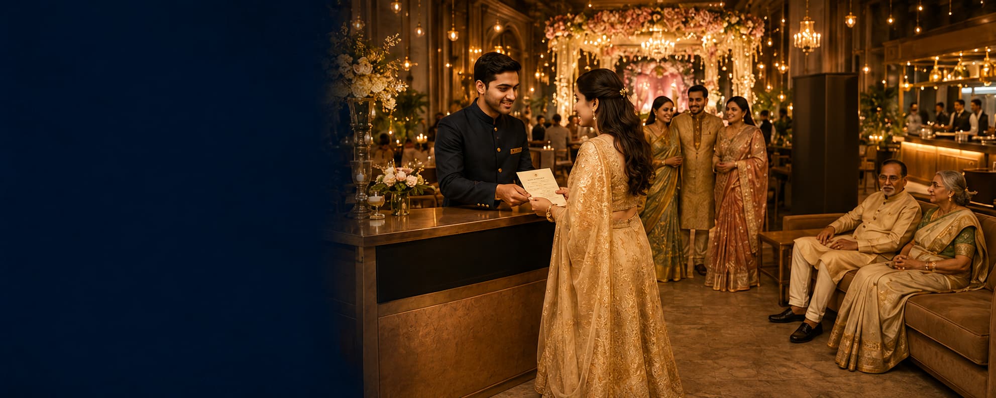 Refined wedding guest experience