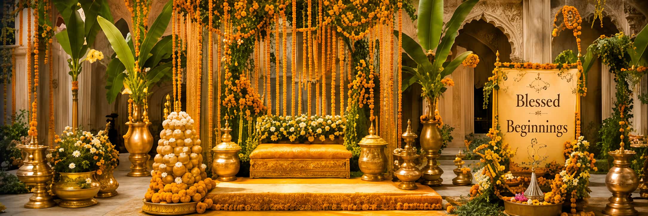 Royal Haldi Setup Layout