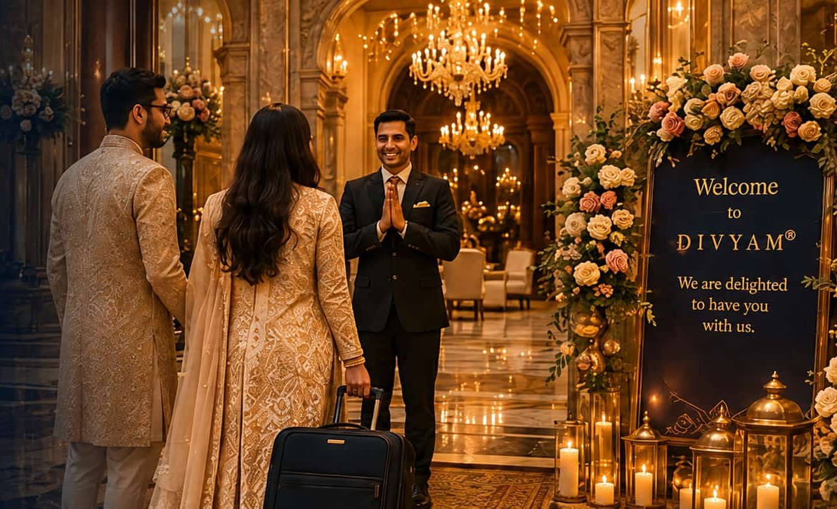 Guests receiving a smooth hospitality arrival