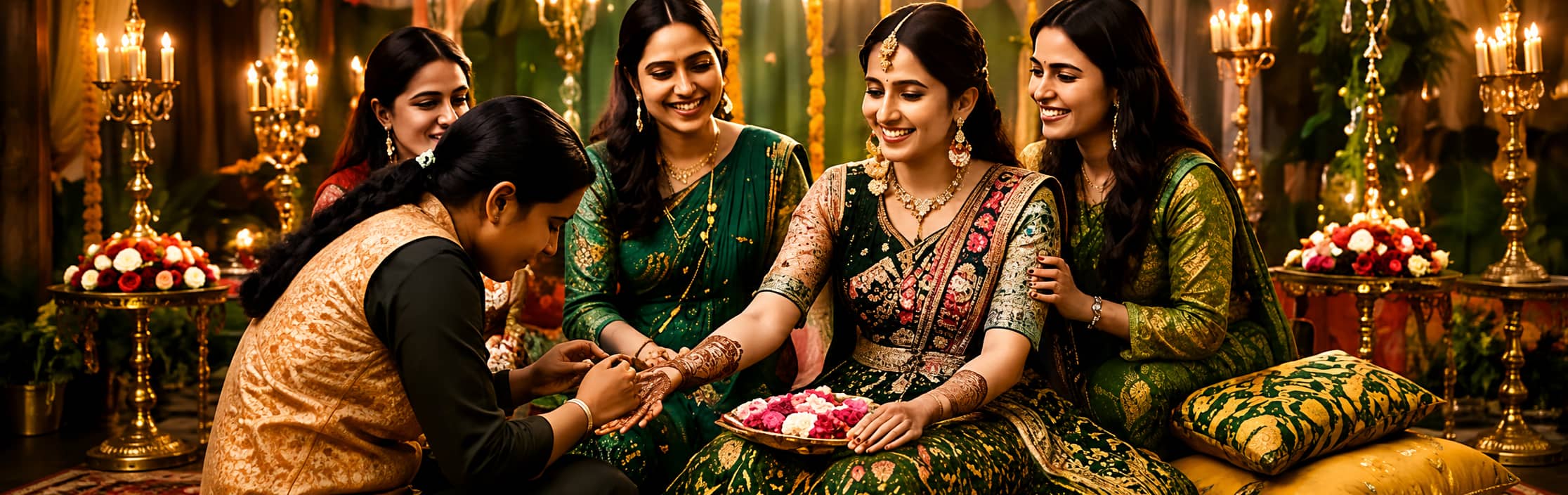 Beautiful Bride Henna Process