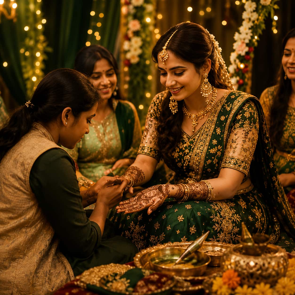 Bridal Mehendi Moment