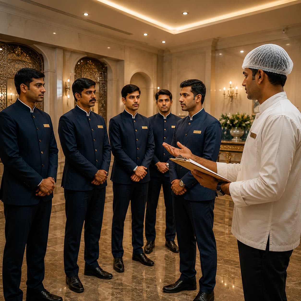 Staff Briefing & Service Discipline