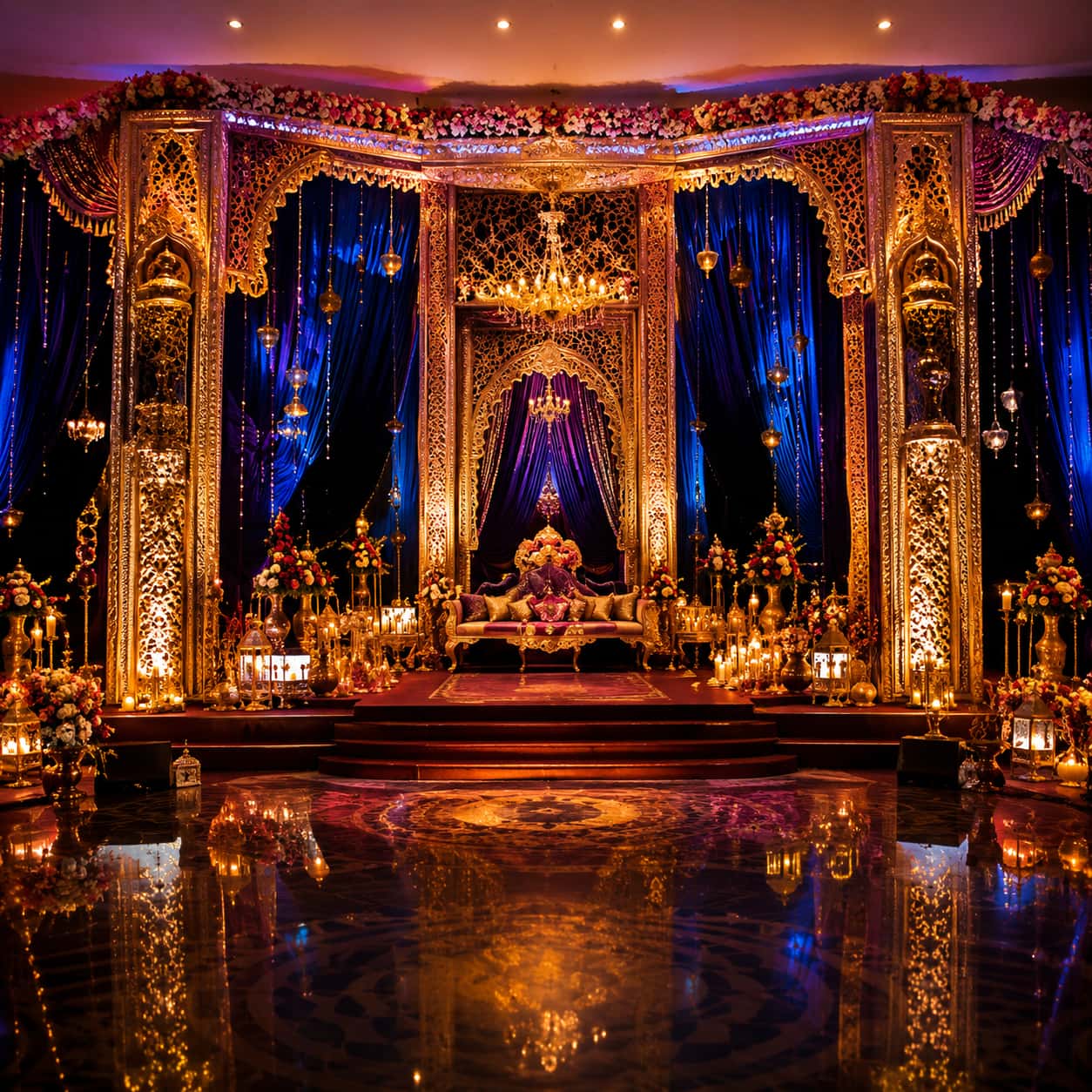 Grand Sangeet Stage Design