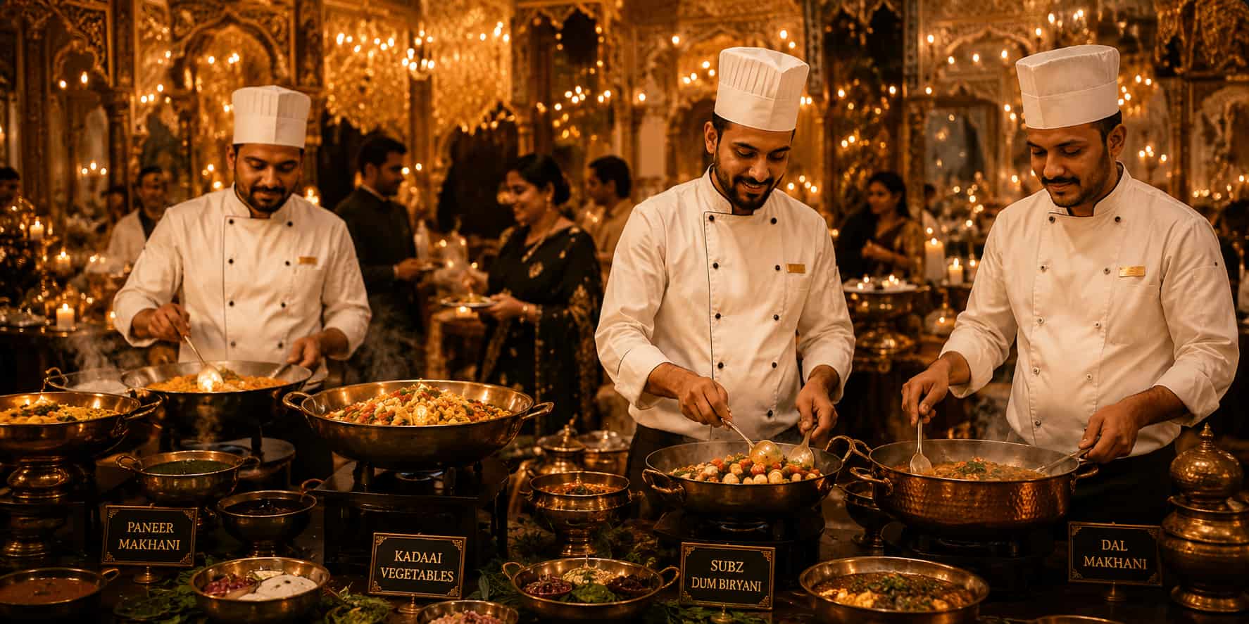Themed Live Vegetarian Pavilions