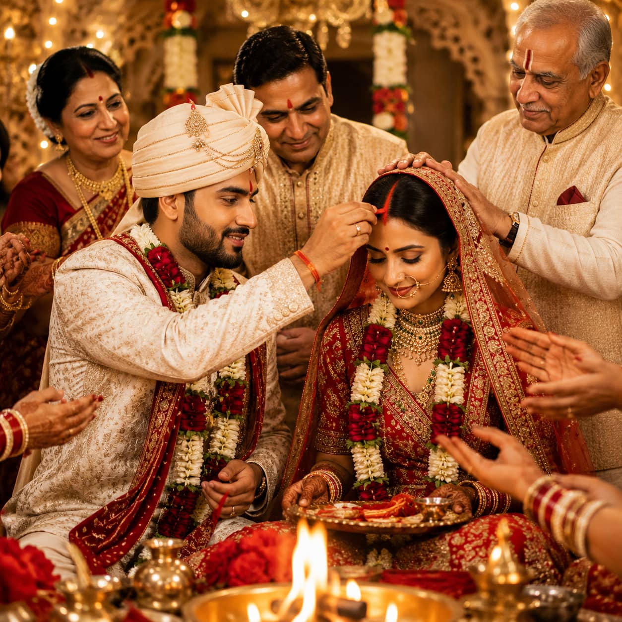 Sindoor, Mangalsutra & Aashirvaad